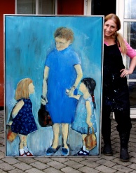 My Grandmother, sister and me (sold)