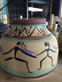 Ceramic with figures