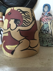 Ceramic with horse